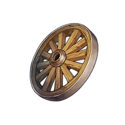 Intact Cart Wheel