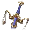 Sword-and-Scales Staff